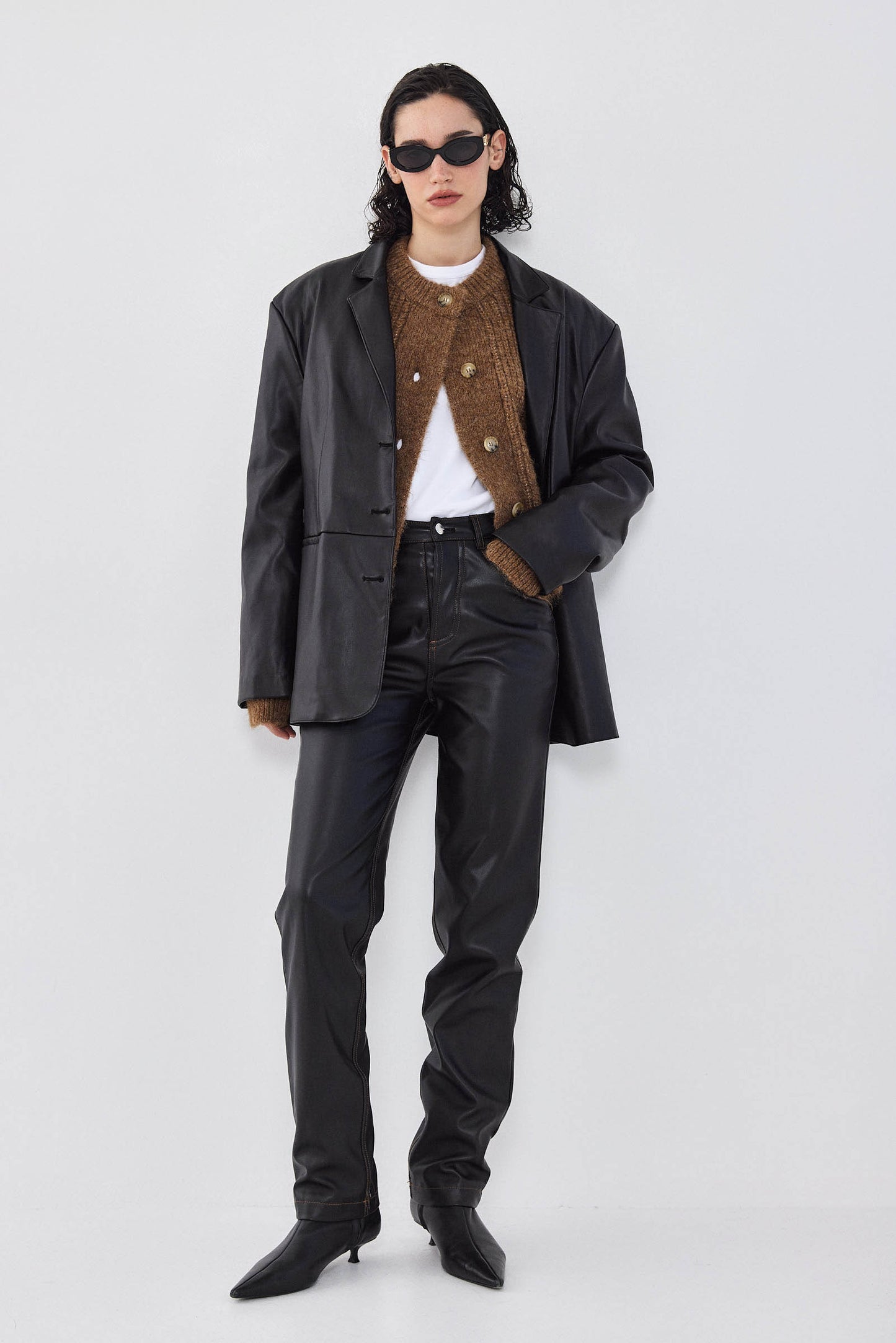 Oversized Fuzzy Cardigan - Dé Rococo