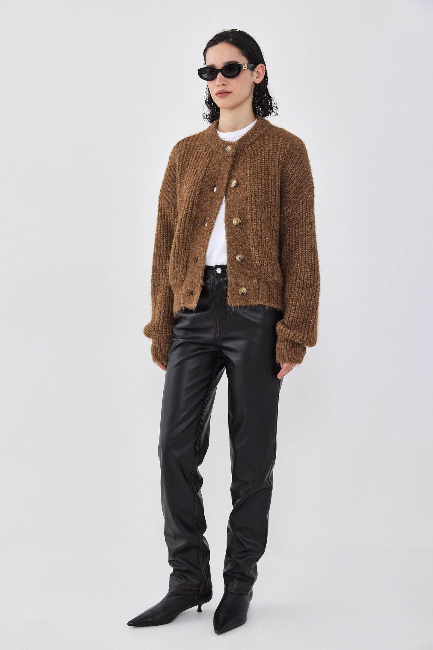 Oversized Fuzzy Cardigan - Dé Rococo