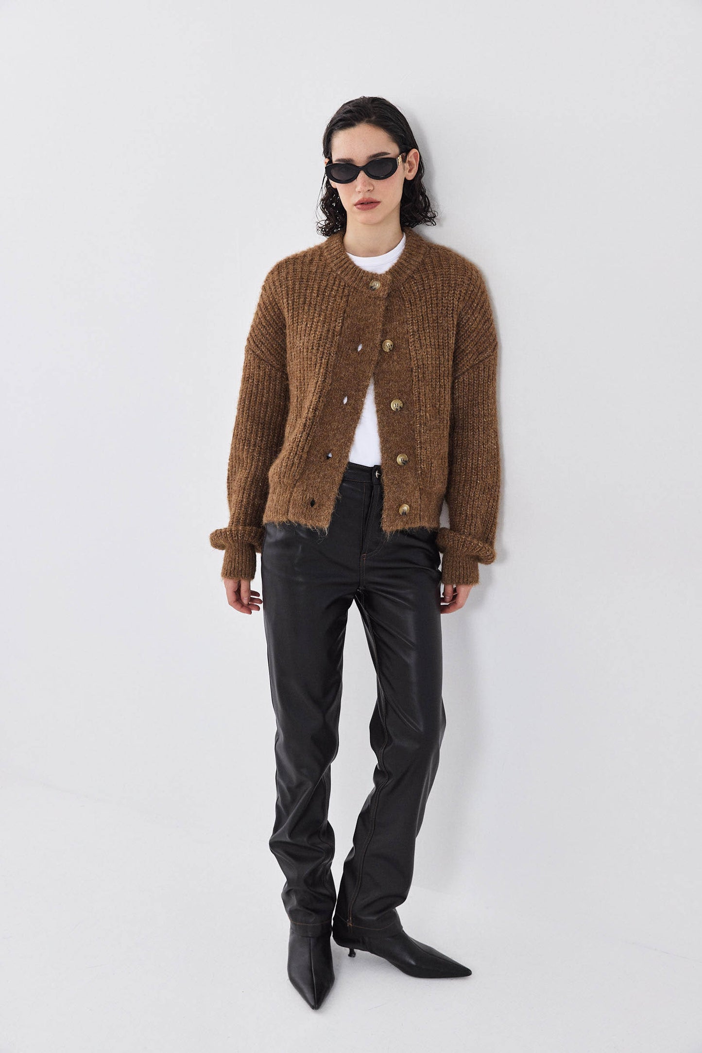 Oversized Fuzzy Cardigan - Dé Rococo