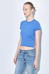 Ribbed Crew Neck Tee