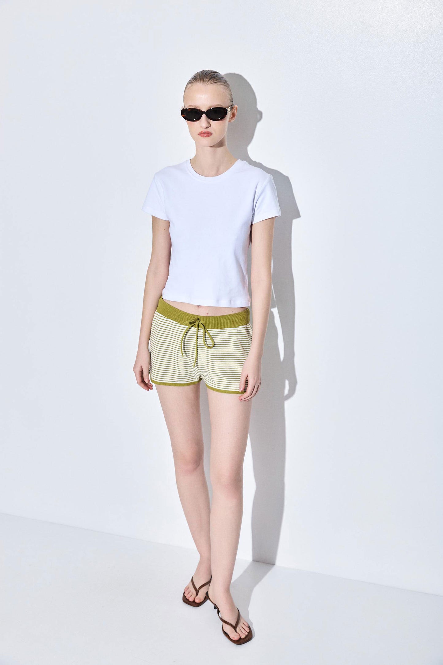 Sporty Knitted Shorts