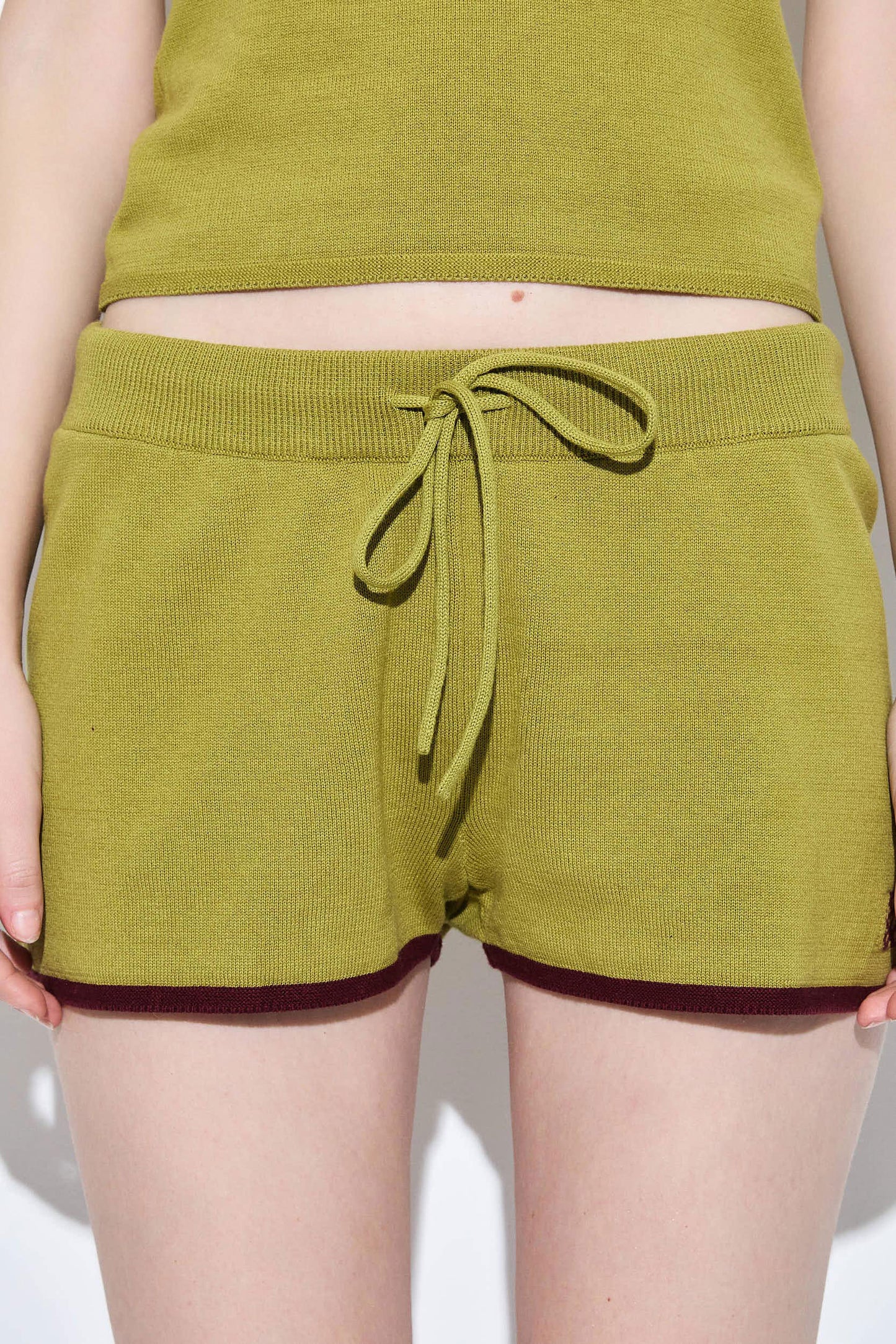 Sporty Knitted Shorts
