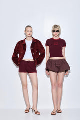 Sporty Knitted Shorts