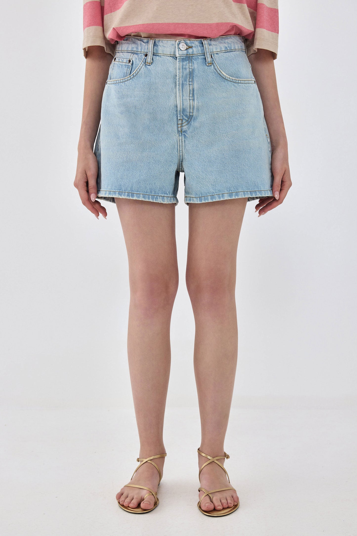 Baggy Denim Shorts - Dé Rococo