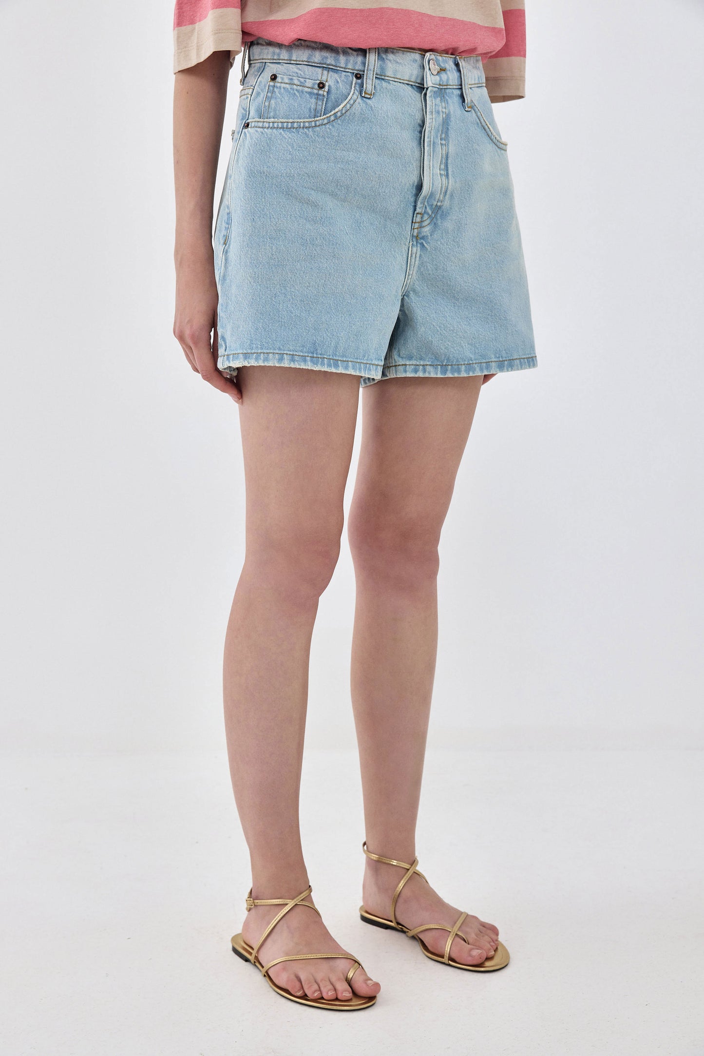 Baggy Denim Shorts - Dé Rococo