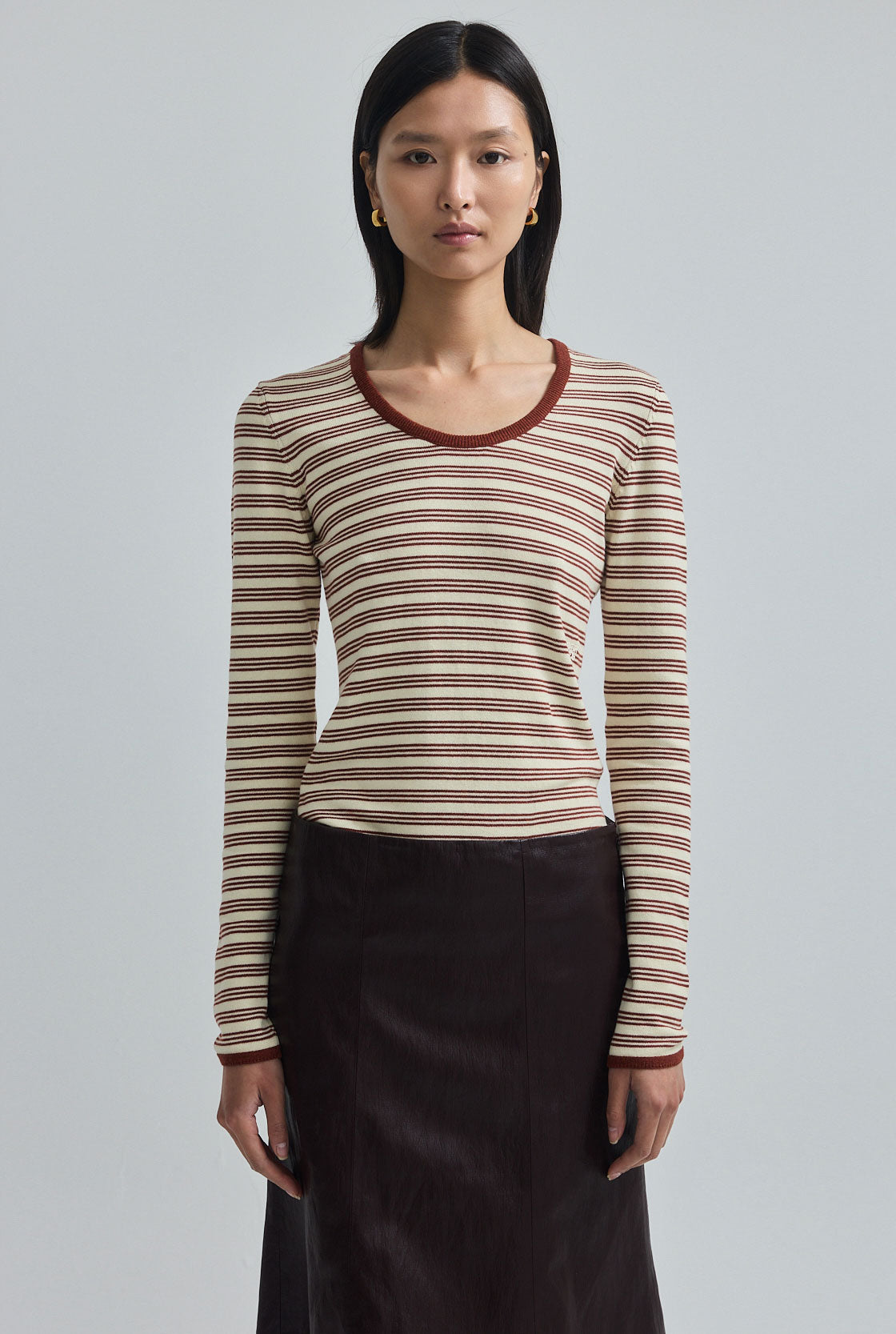 Long Sleeved Knitted Shirt