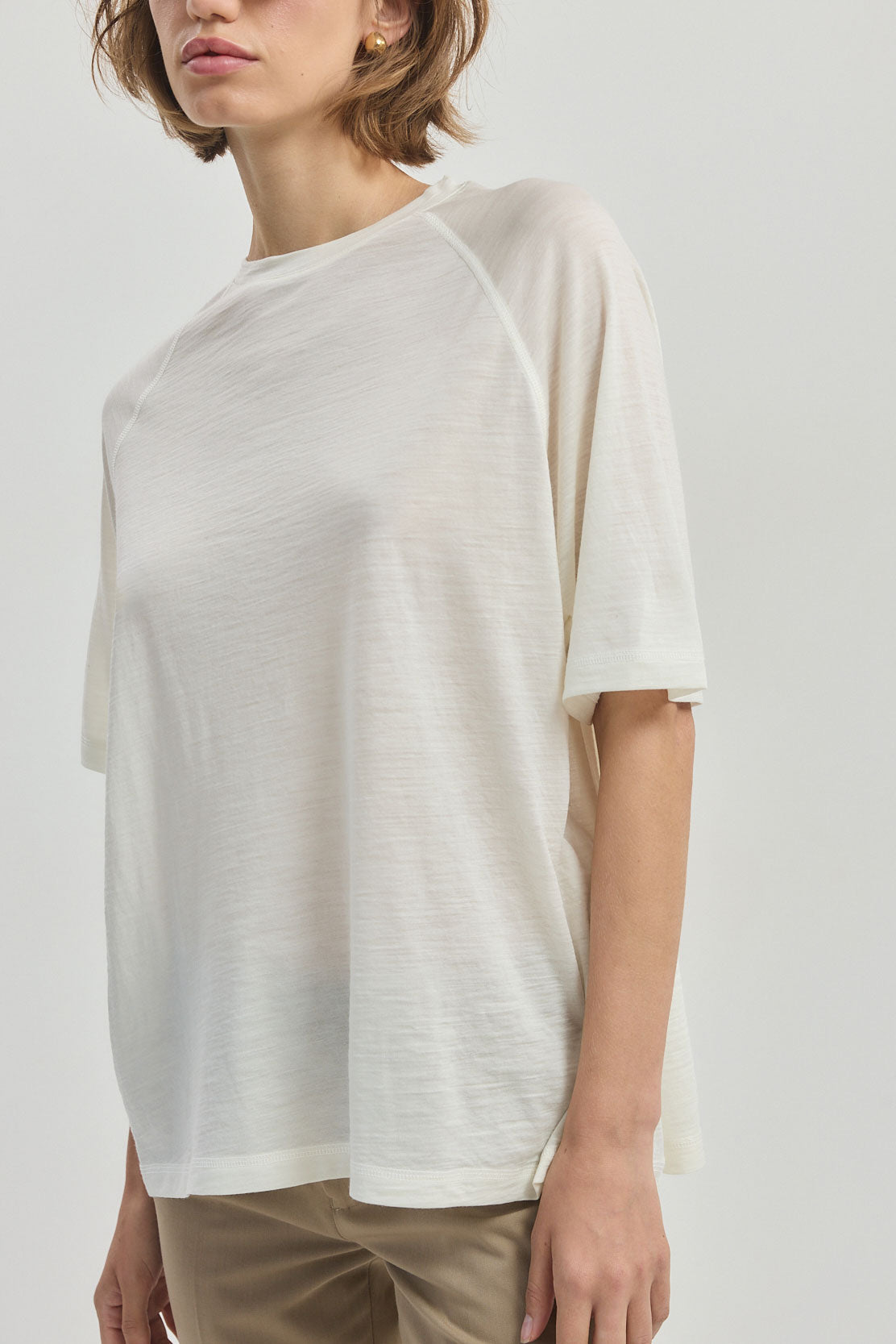 Oversized Merino Wool T Shirt