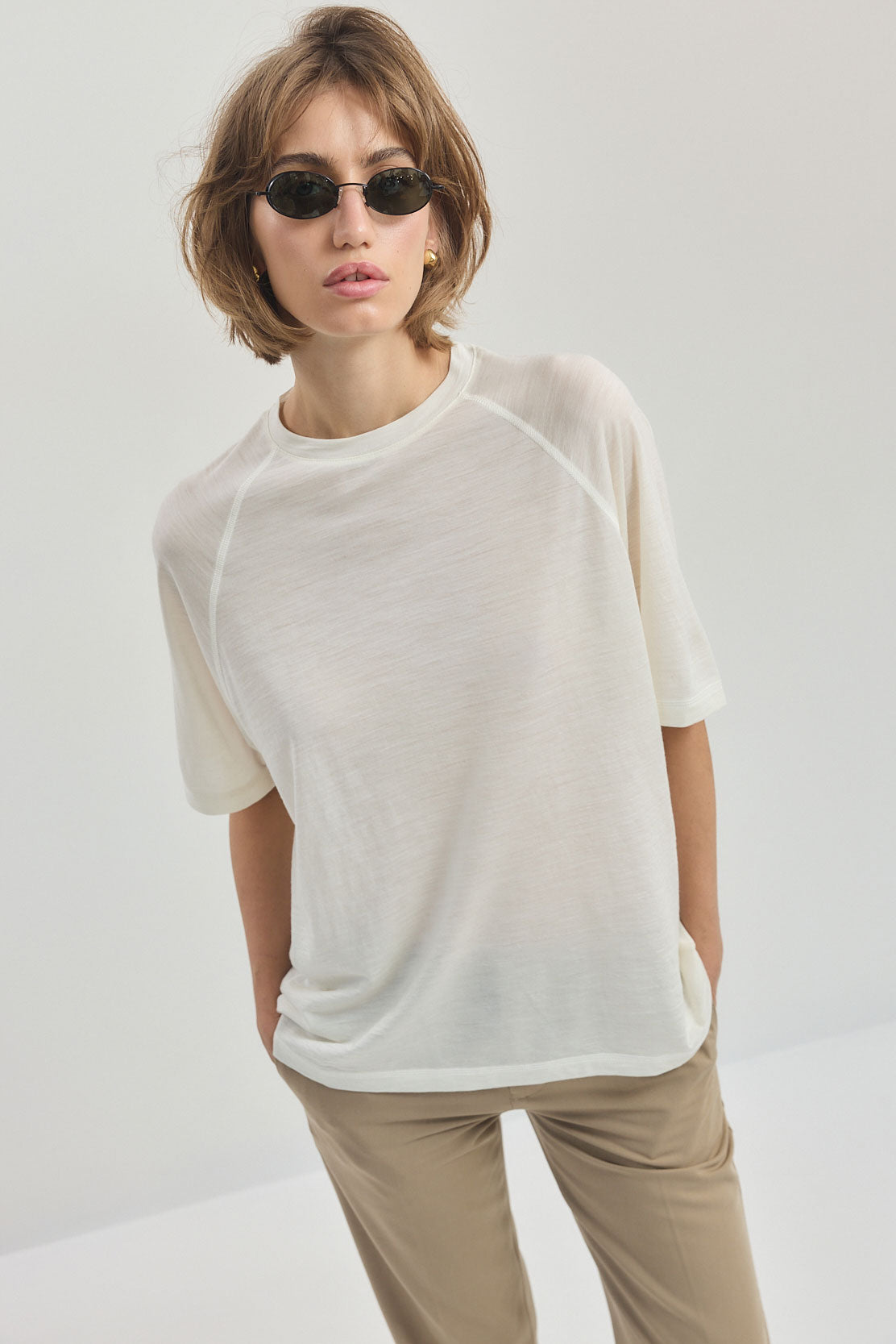 Oversized Merino Wool T Shirt