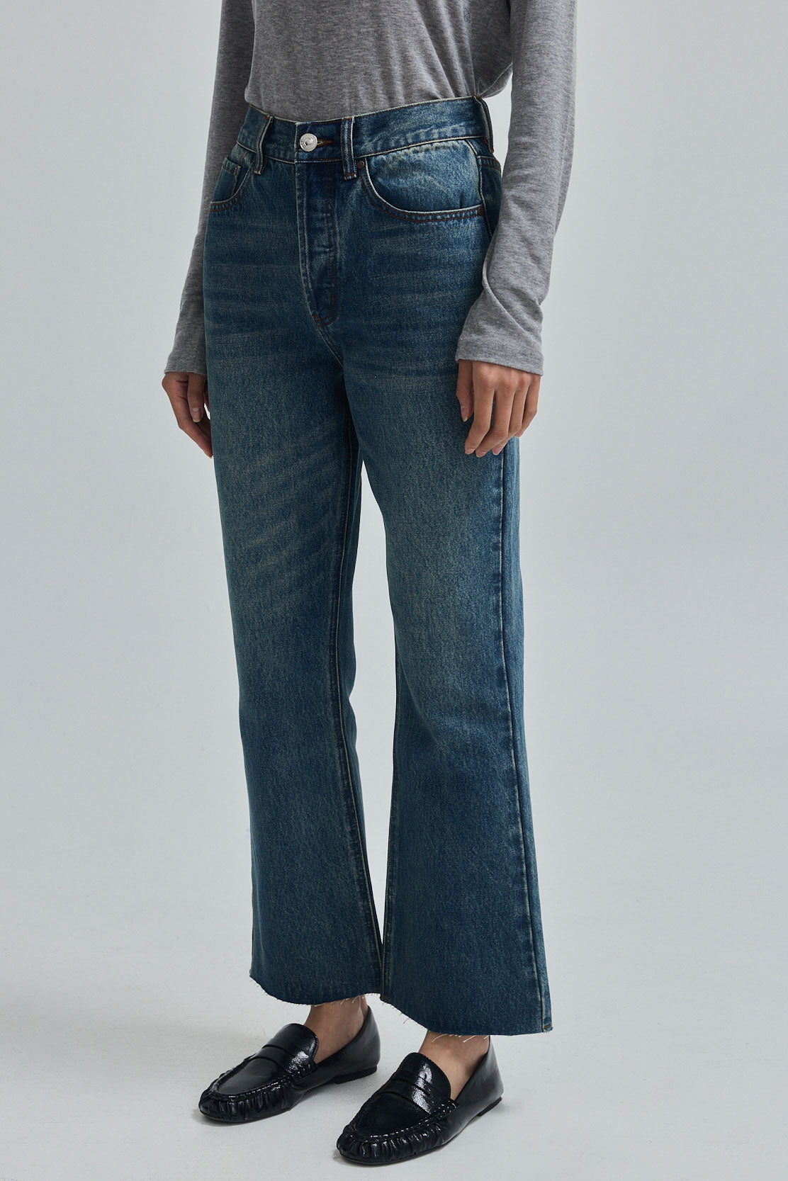 No.22| High Waist Cropped Kick Flare