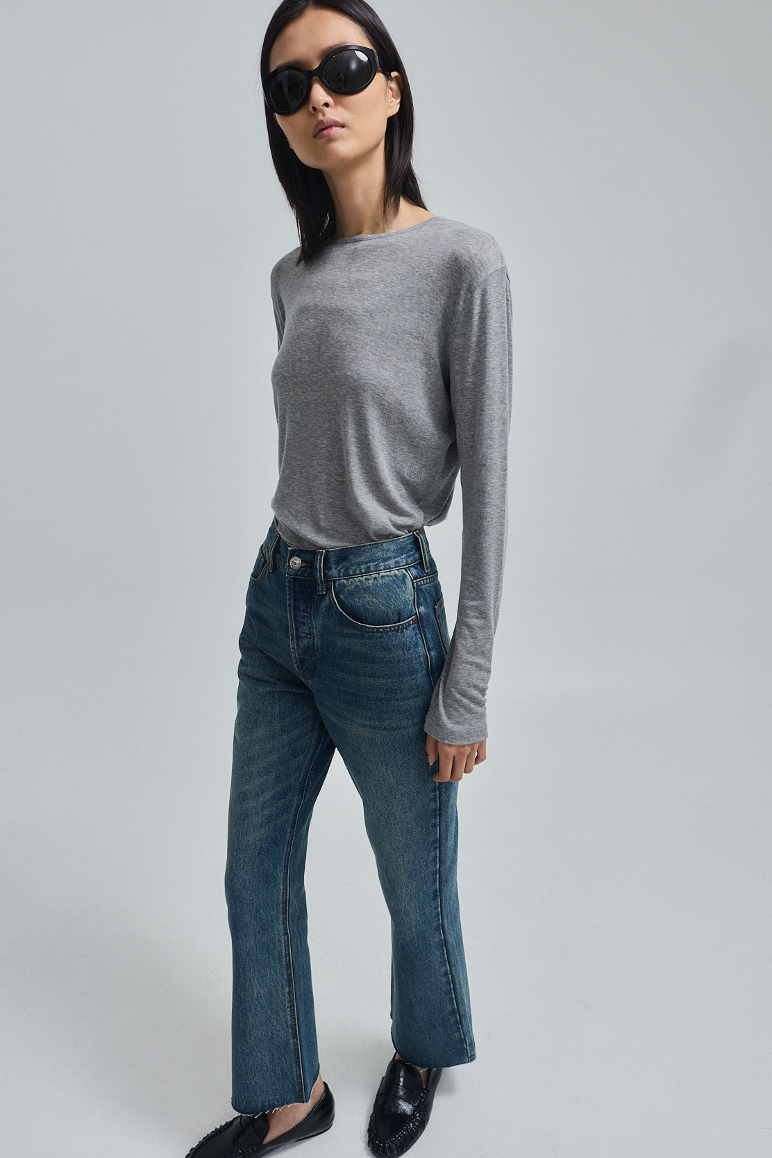 No.22| High Waist Cropped Kick Flare