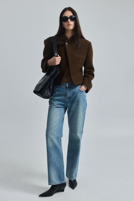 No.11| Mid Rise Full Length Baggy Denim