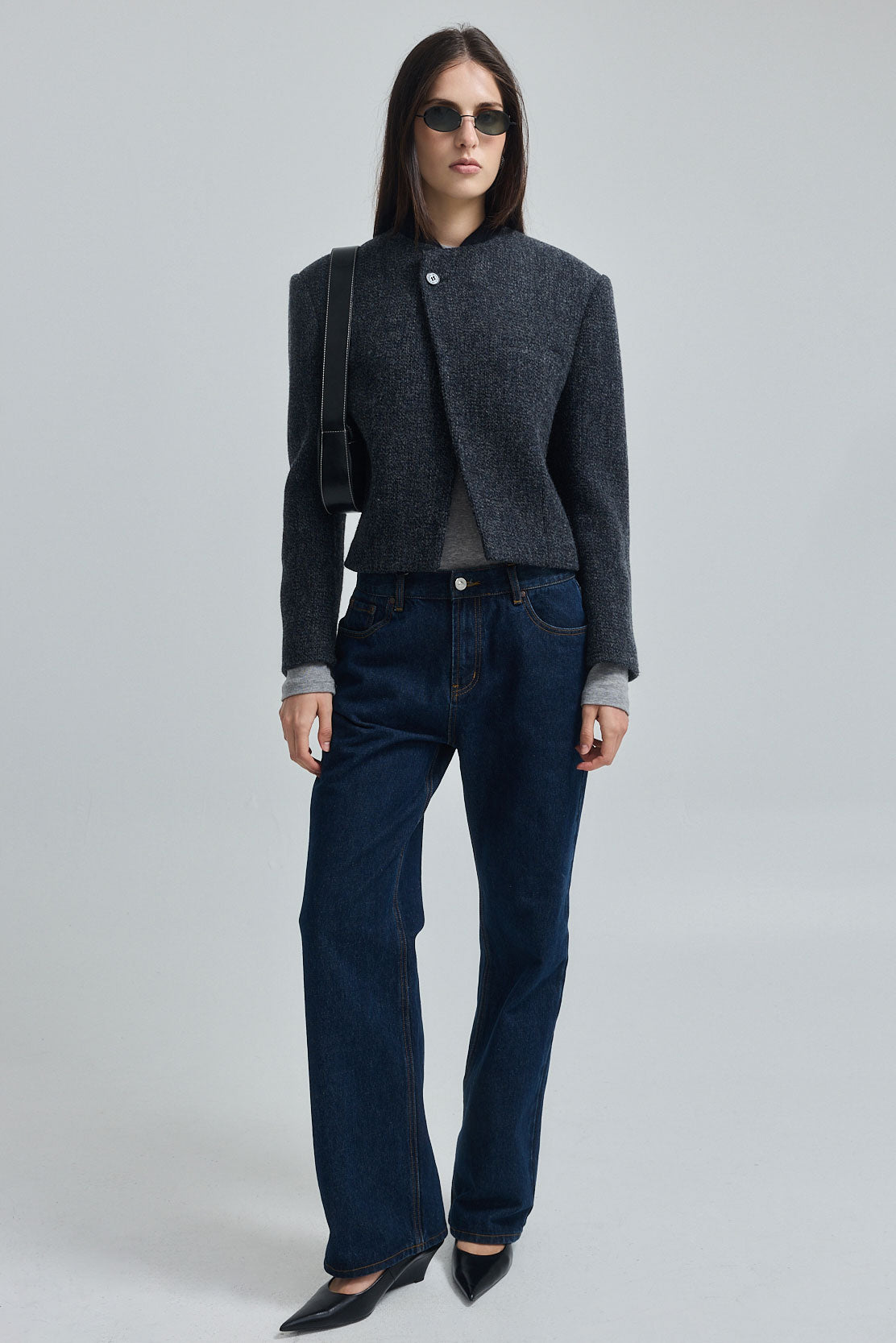 No.11| Mid Rise Full Length Baggy Denim