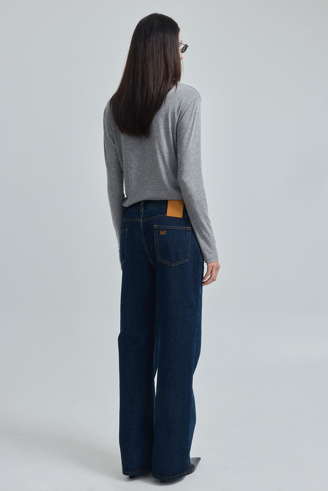 No.11| Mid Rise Full Length Baggy Denim