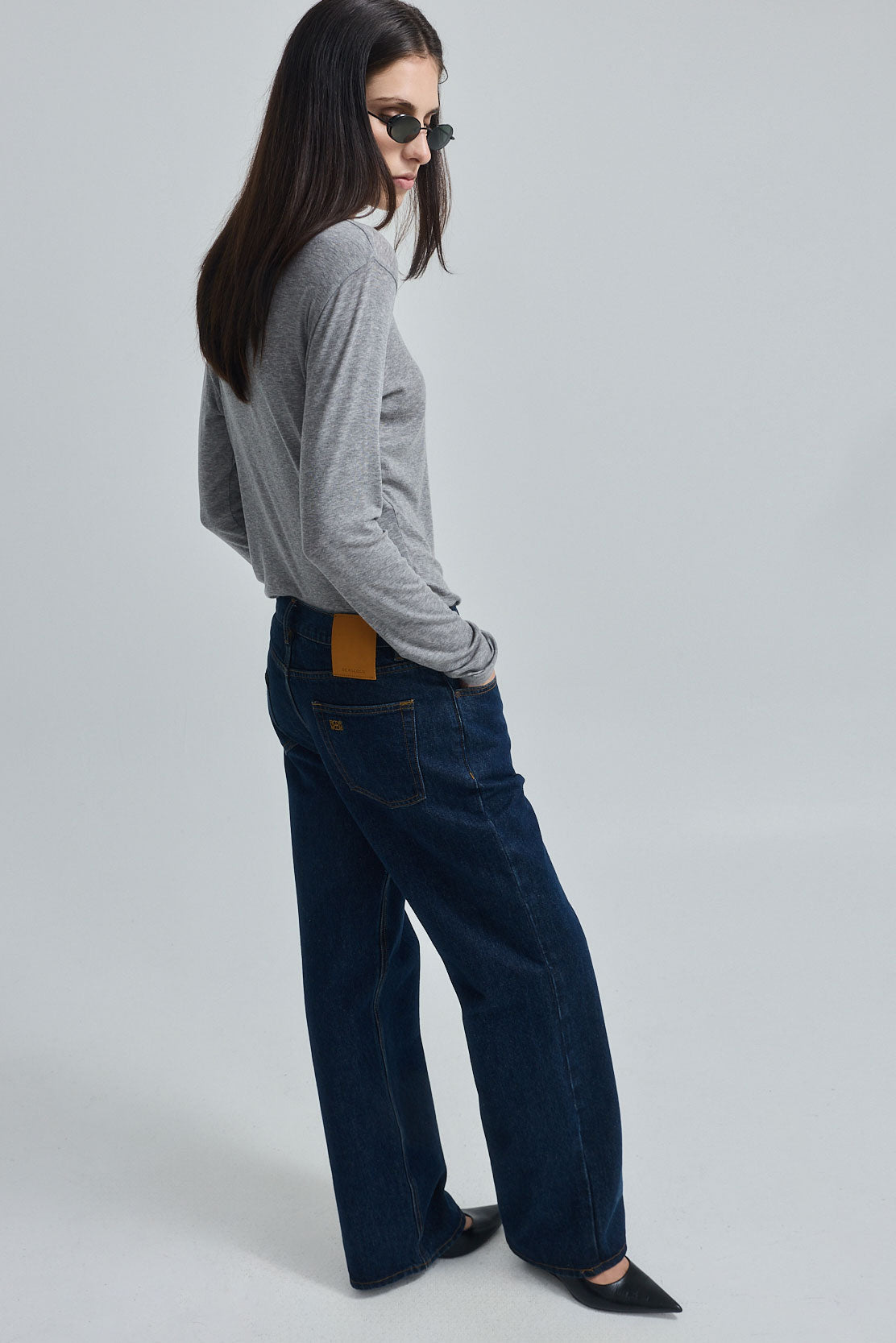 No.11| Mid Rise Full Length Baggy Denim