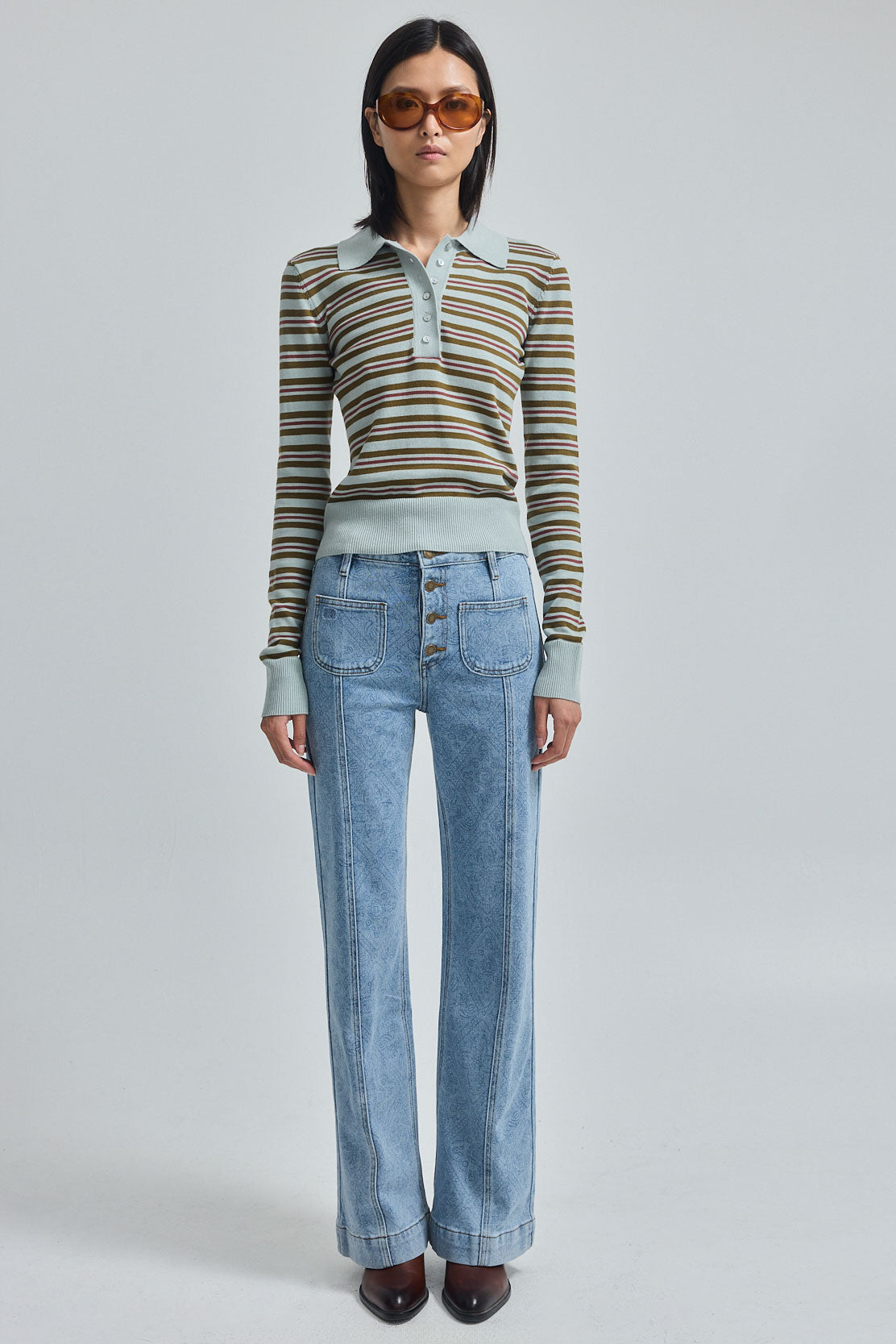 High Waist Flare Pants