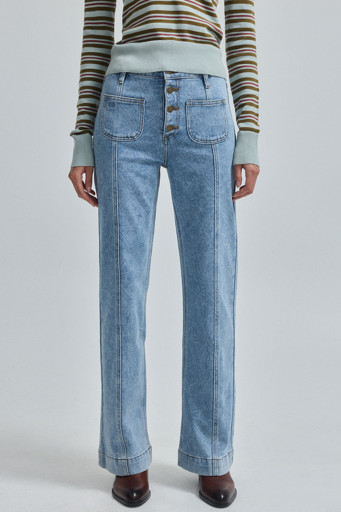 High Waist Flare Pants