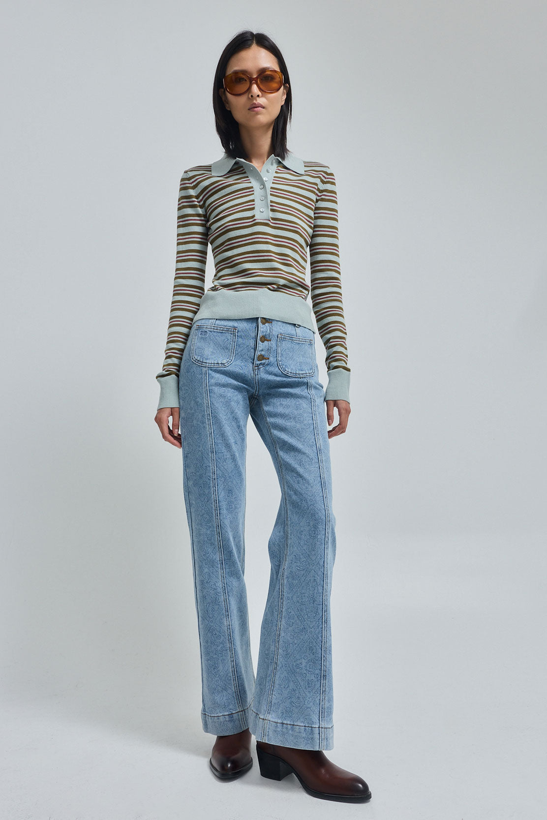 High Waist Flare Pants