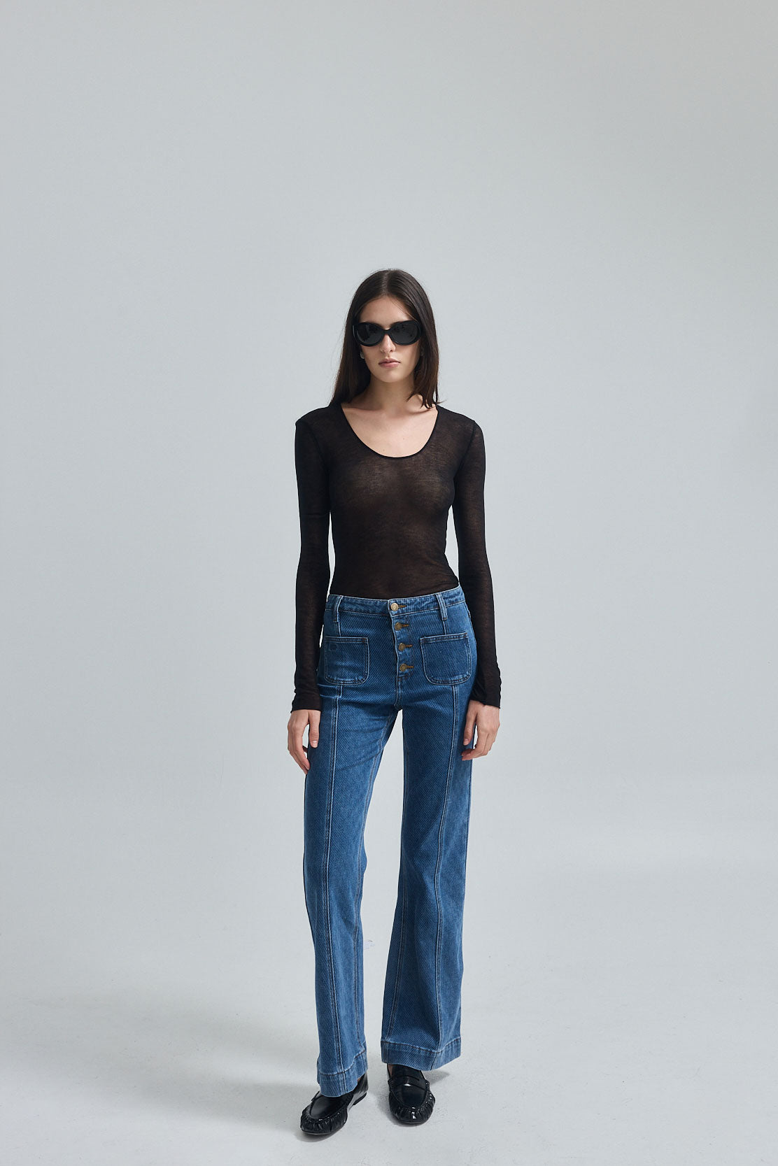 High Waist Flare Pants