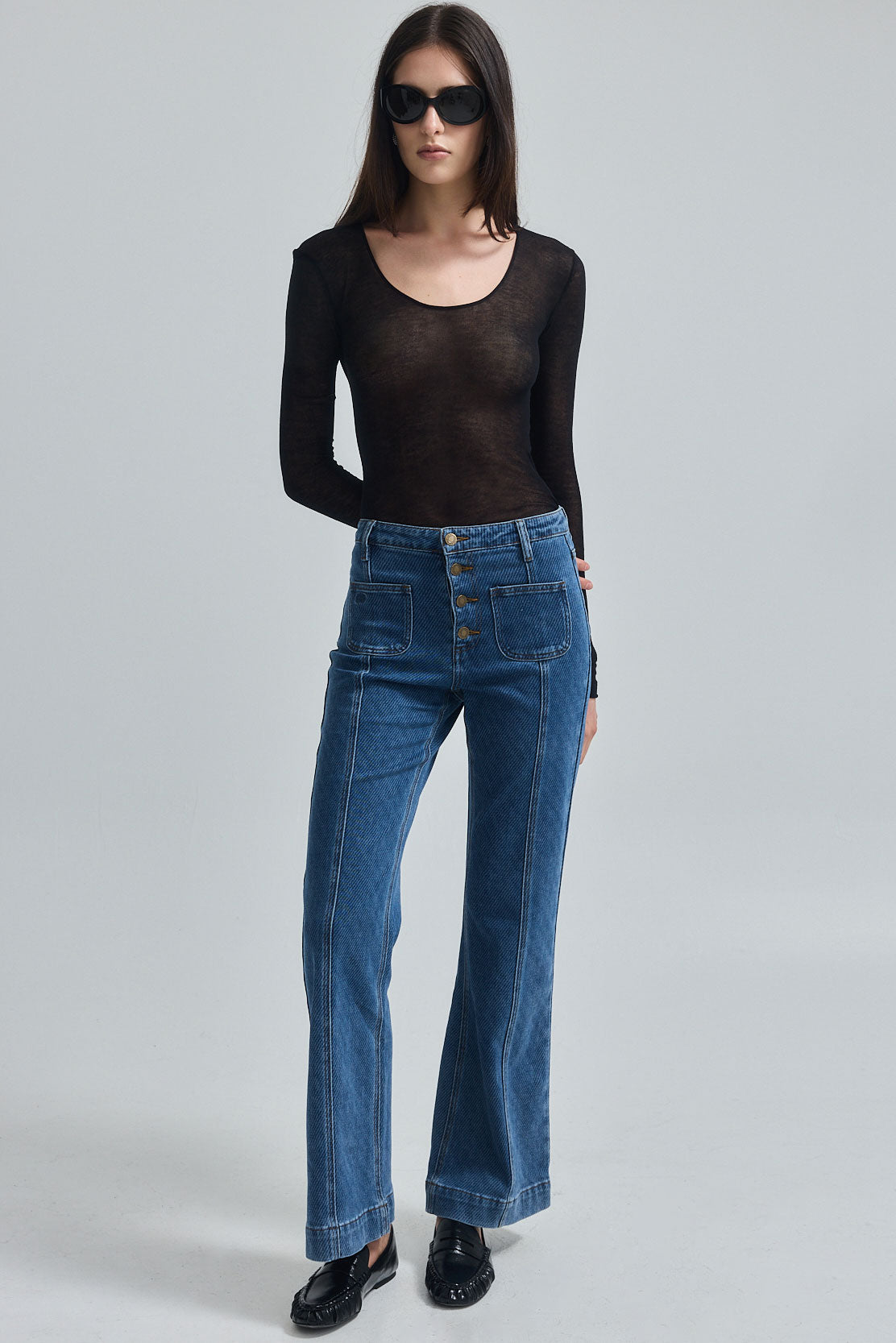 High Waist Flare Pants