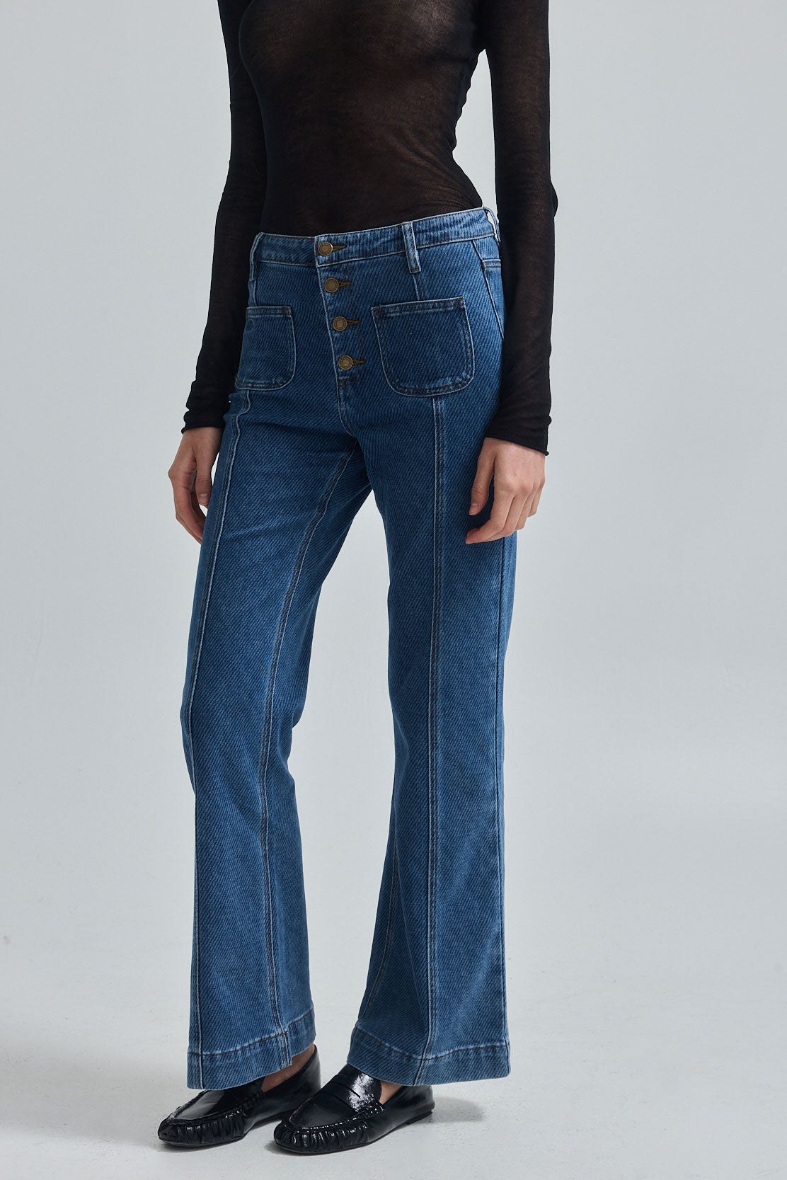 High Waist Flare Pants