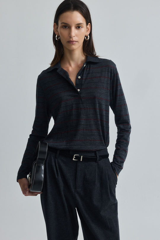 Oversized Merino Wool Polo