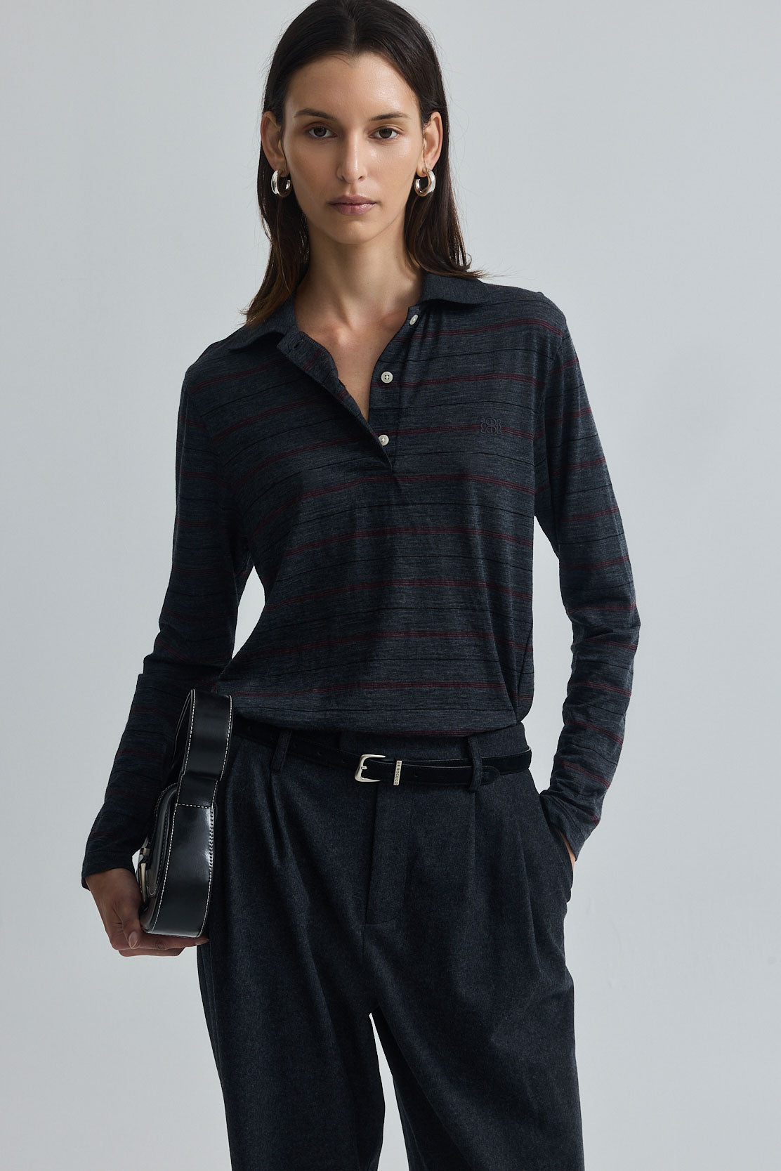 Oversized Merino Wool Polo