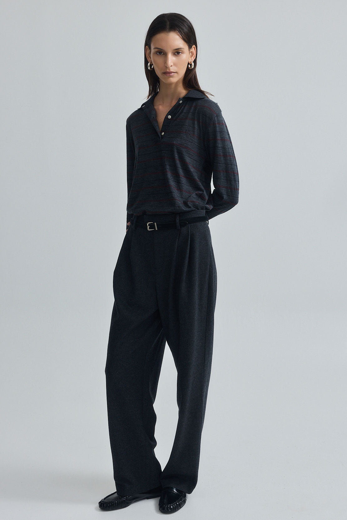Oversized Merino Wool Polo