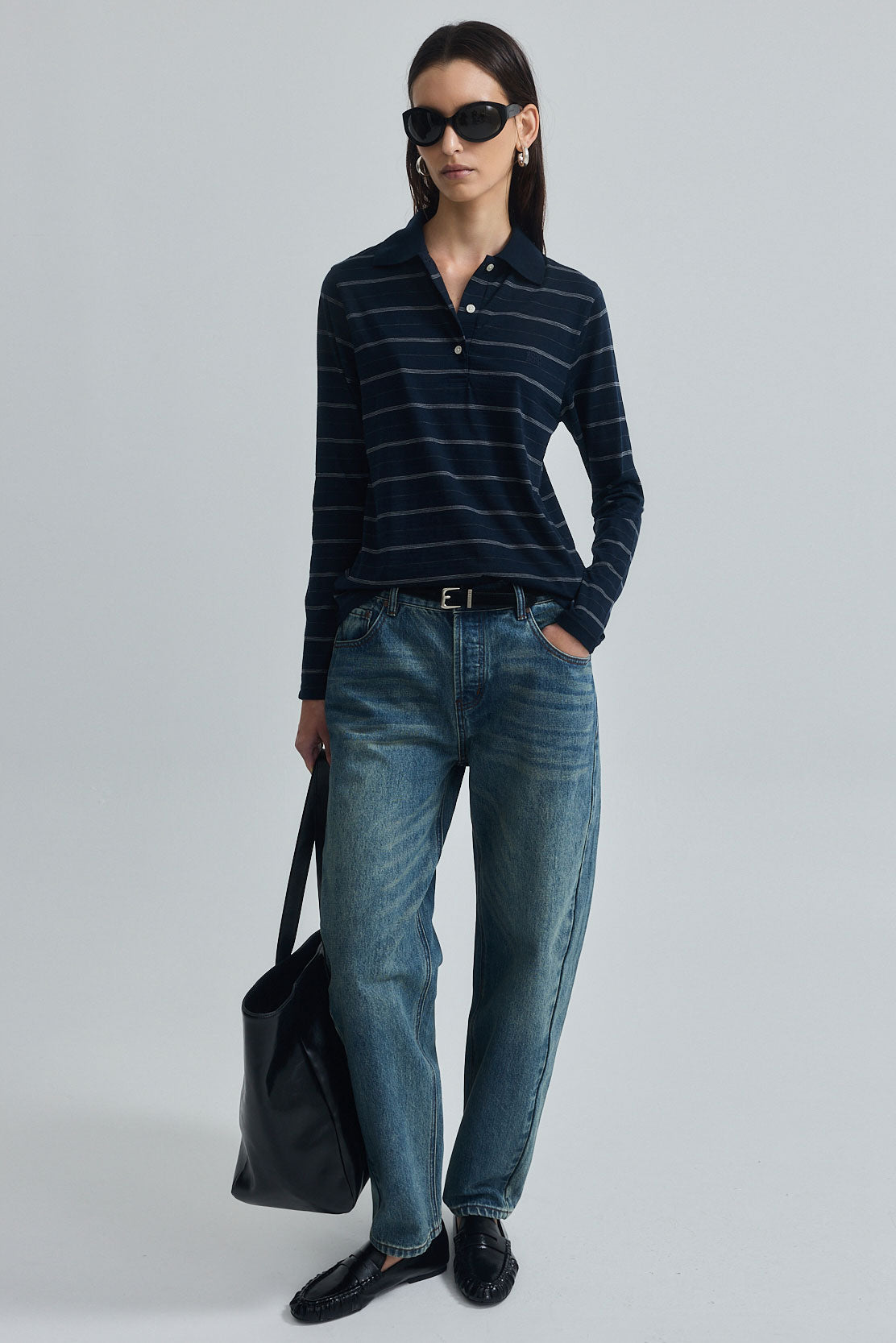 Oversized Merino Wool Polo