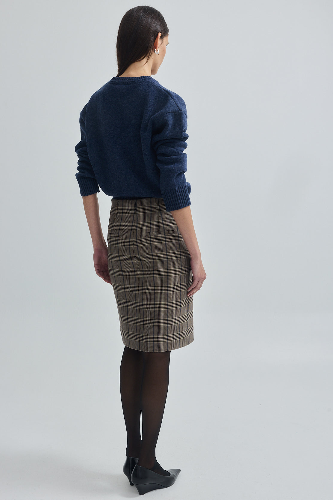 Pencil Midi Skirt