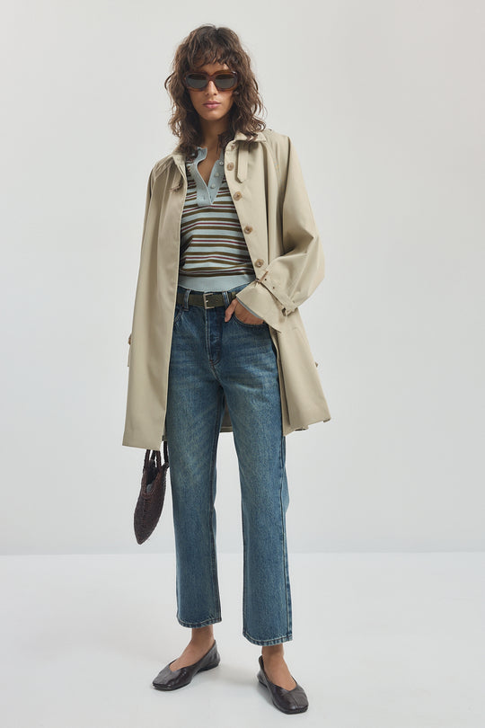 No.25| Mid Rise Slim Cropped Denim