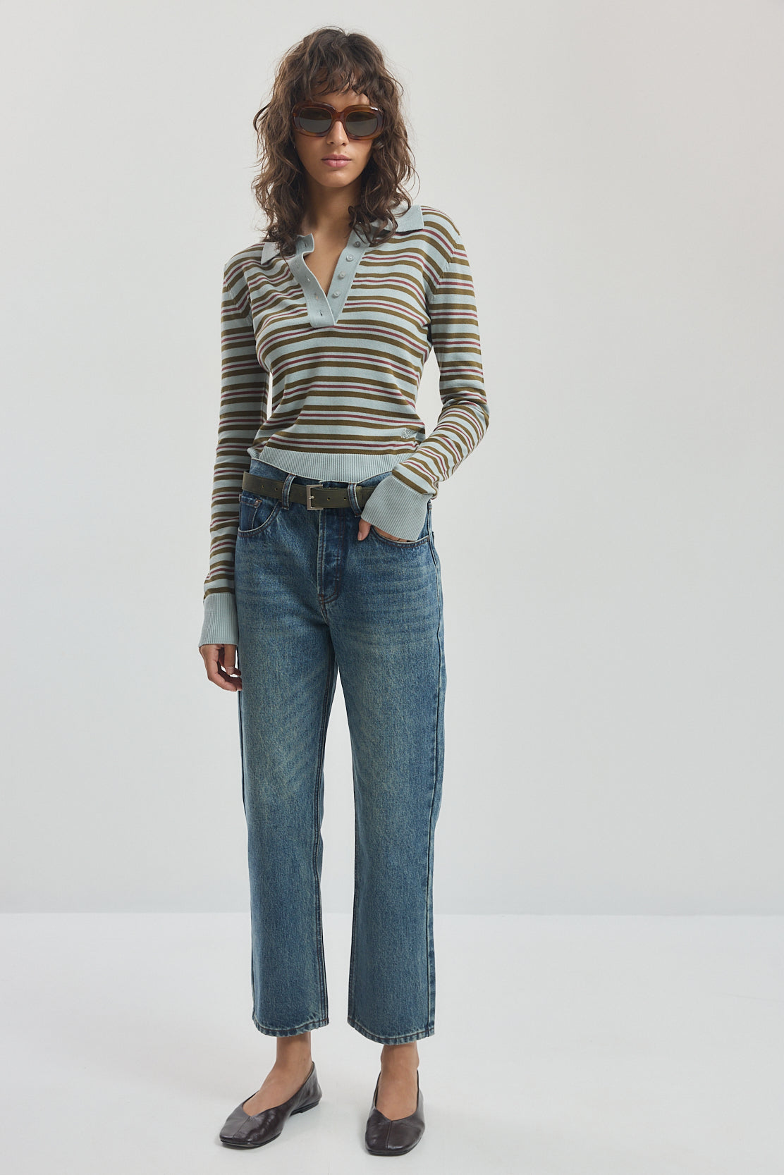 No.25| Mid Rise Slim Cropped Denim