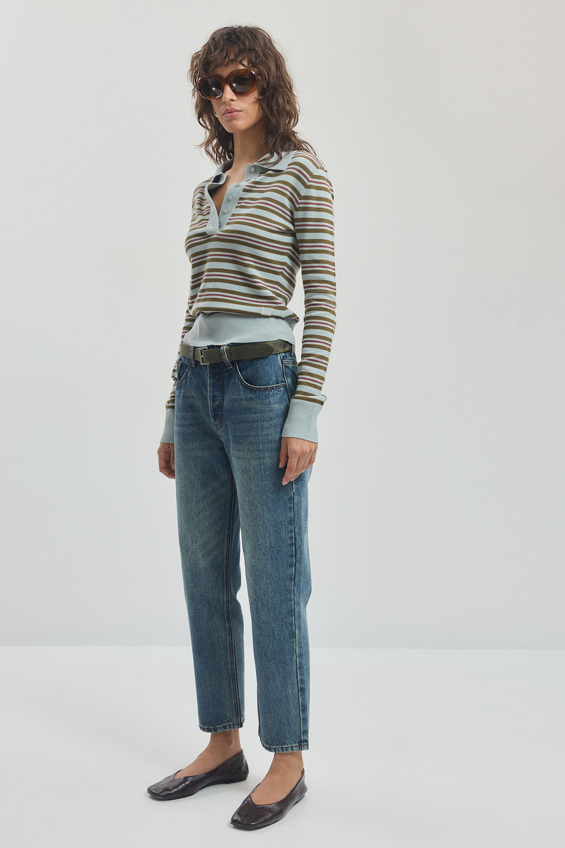No.25| Mid Rise Slim Cropped Denim