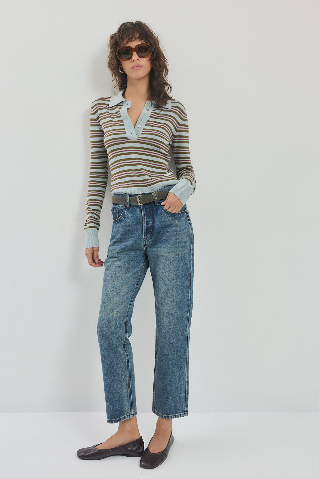 No.25| Mid Rise Slim Cropped Denim
