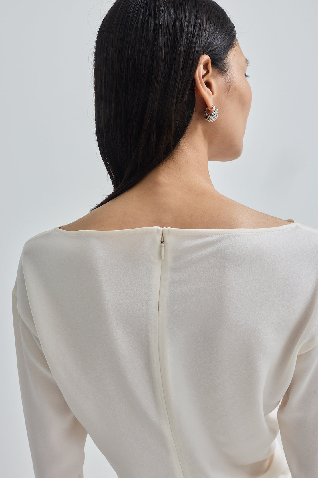 Fitted Boatneck Long Sleeve