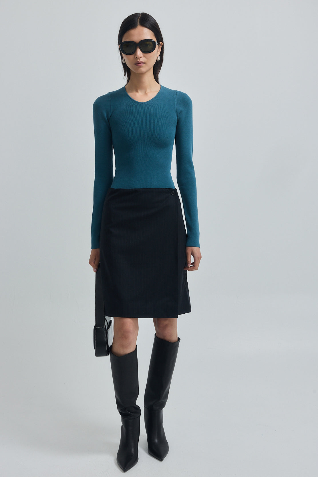 Daddy Wrap Midi Skirt