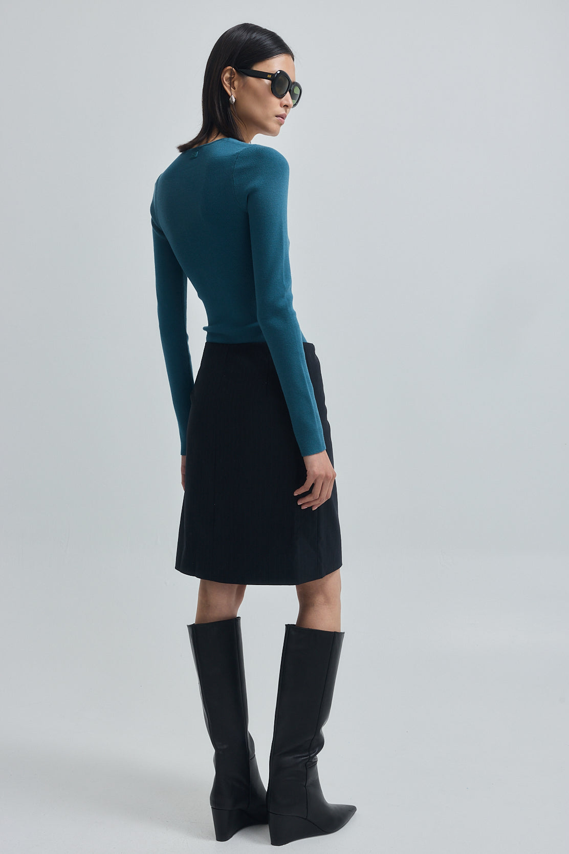 Daddy Wrap Midi Skirt
