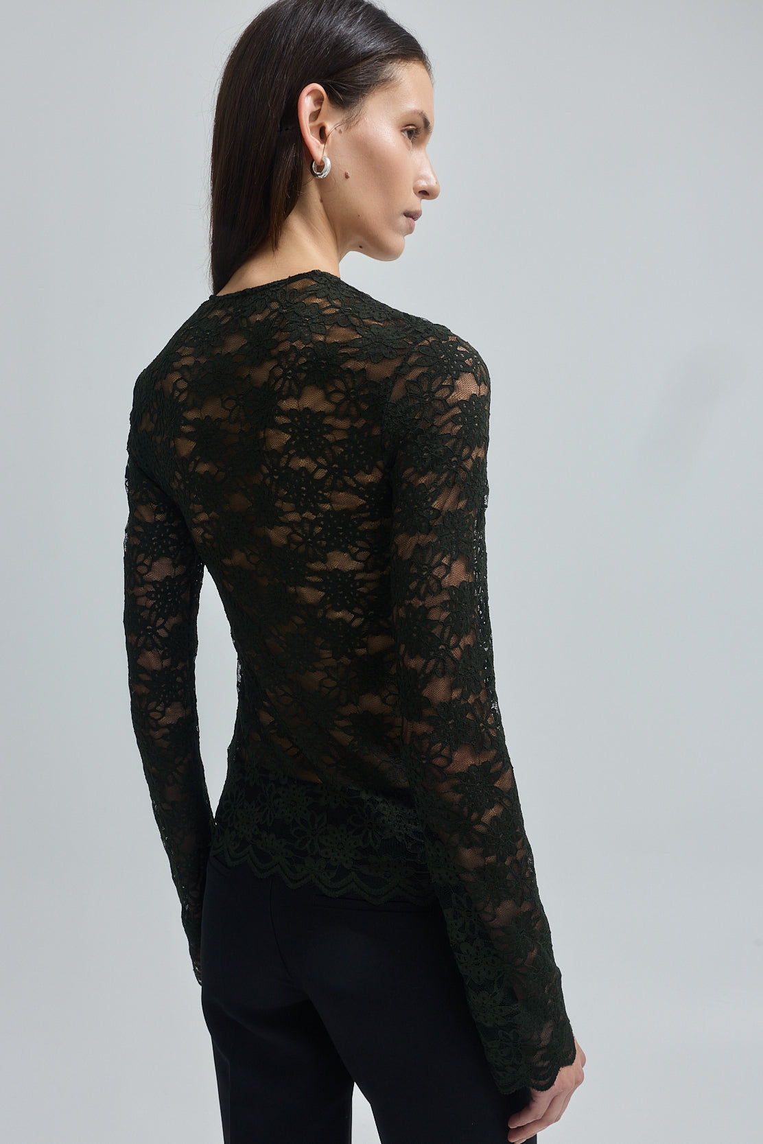 Long Sleeve Lace Top