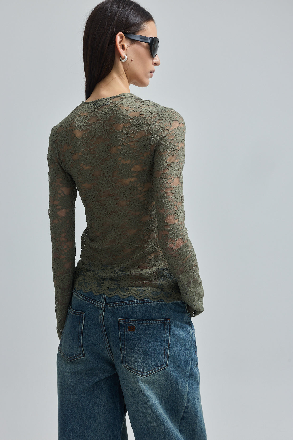 Long Sleeve Lace Top