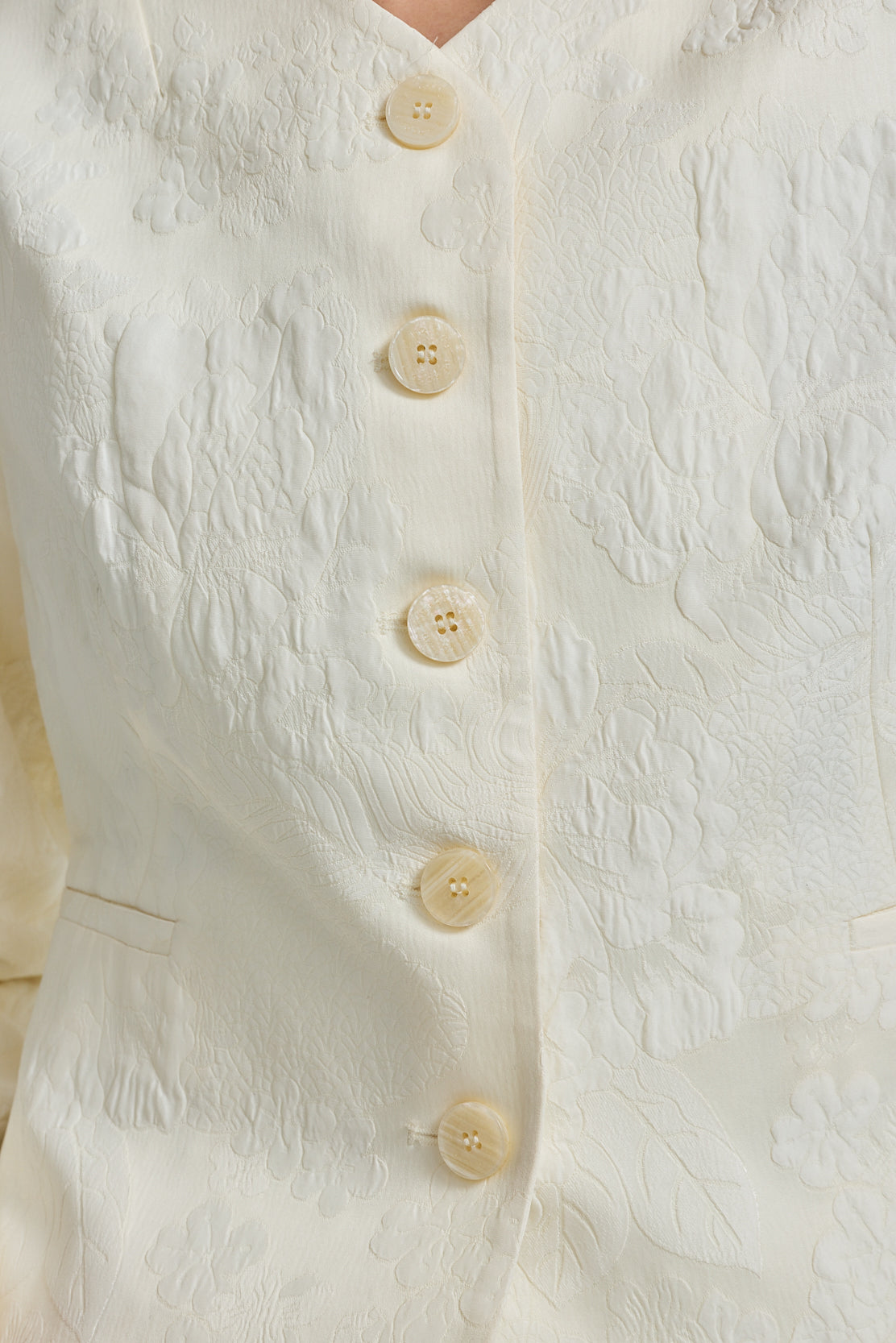 Cropped Jacquard Jacket