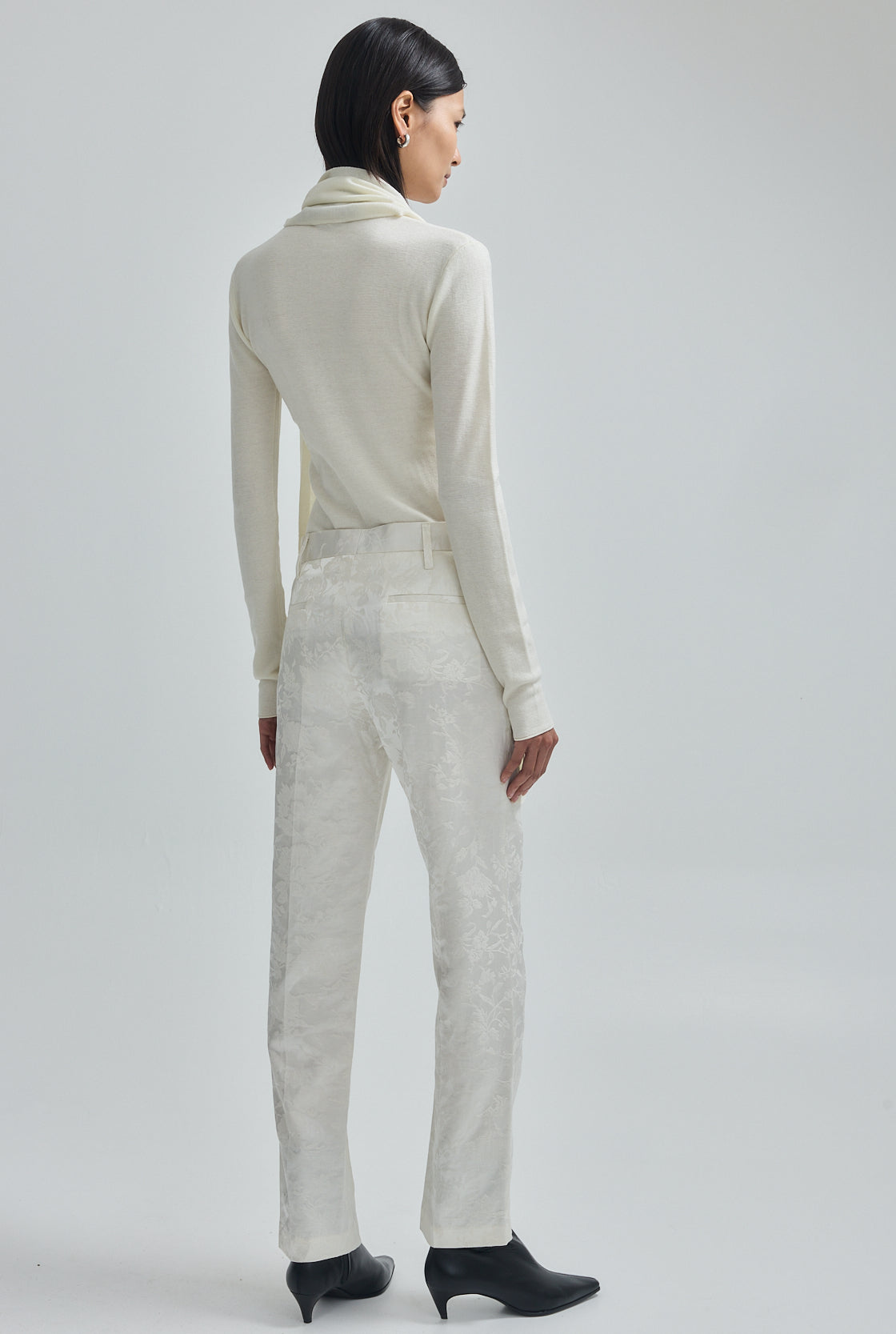 Slim Jacquard Pants