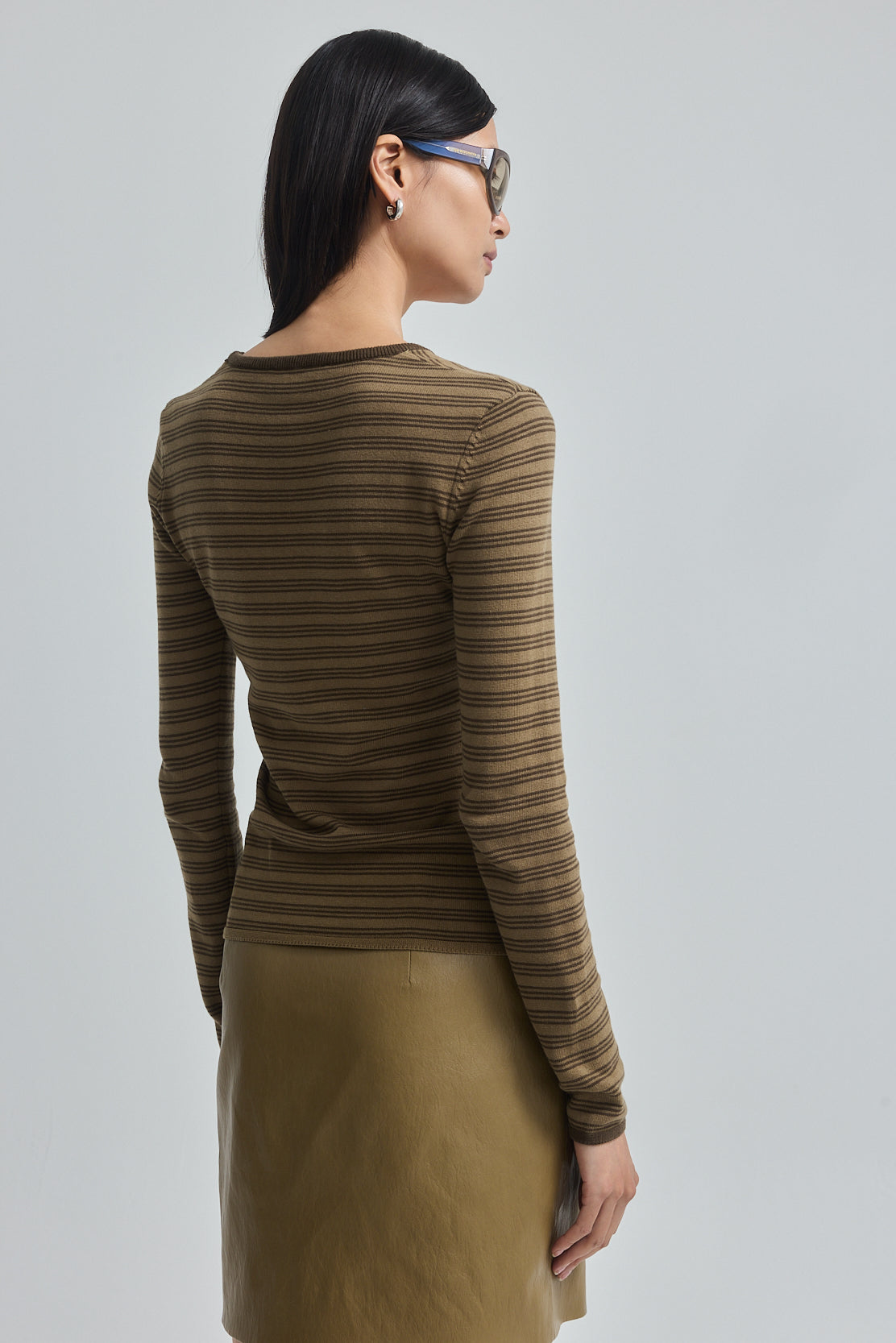 Long Sleeved Knitted Shirt
