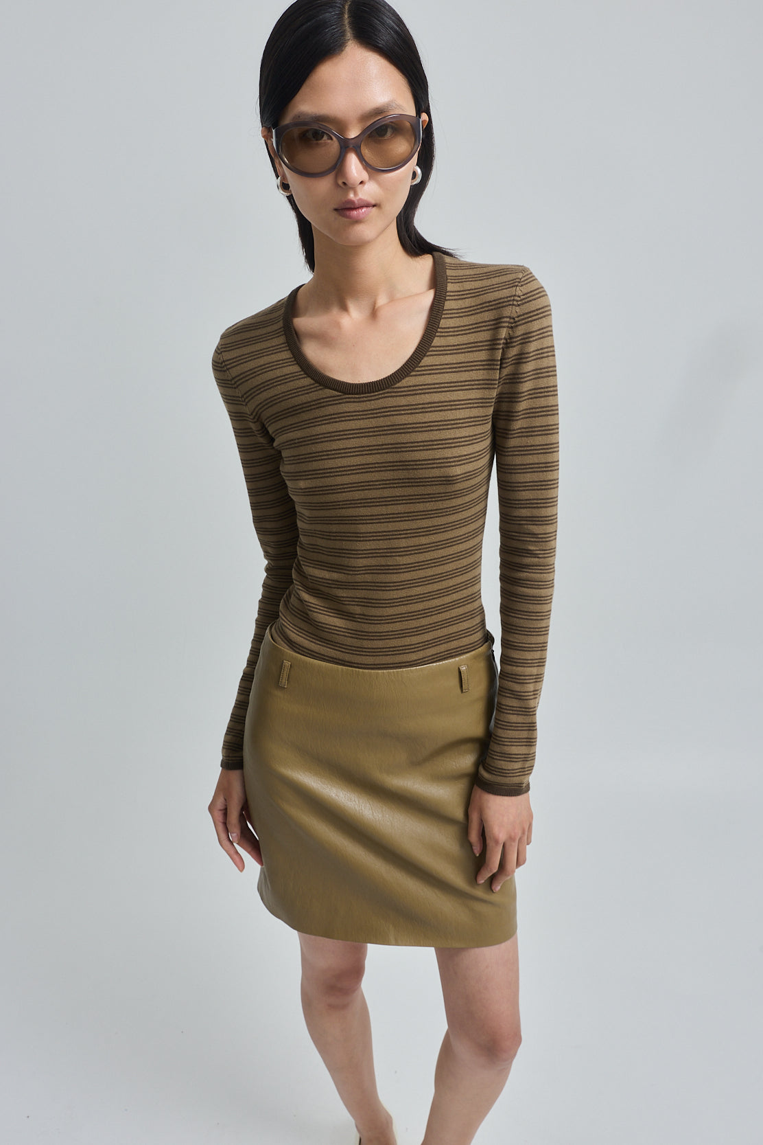 Long Sleeved Knitted Shirt