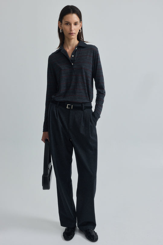Oversized Merino Wool Polo