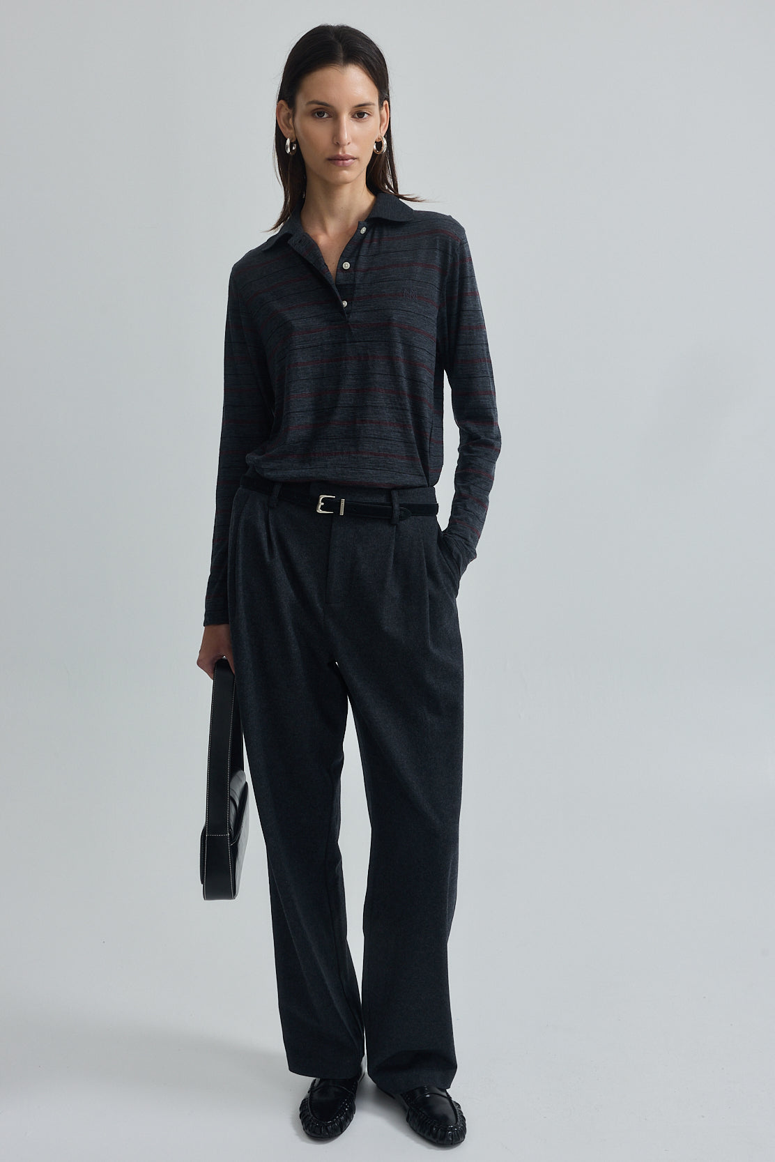 Oversized Merino Wool Polo