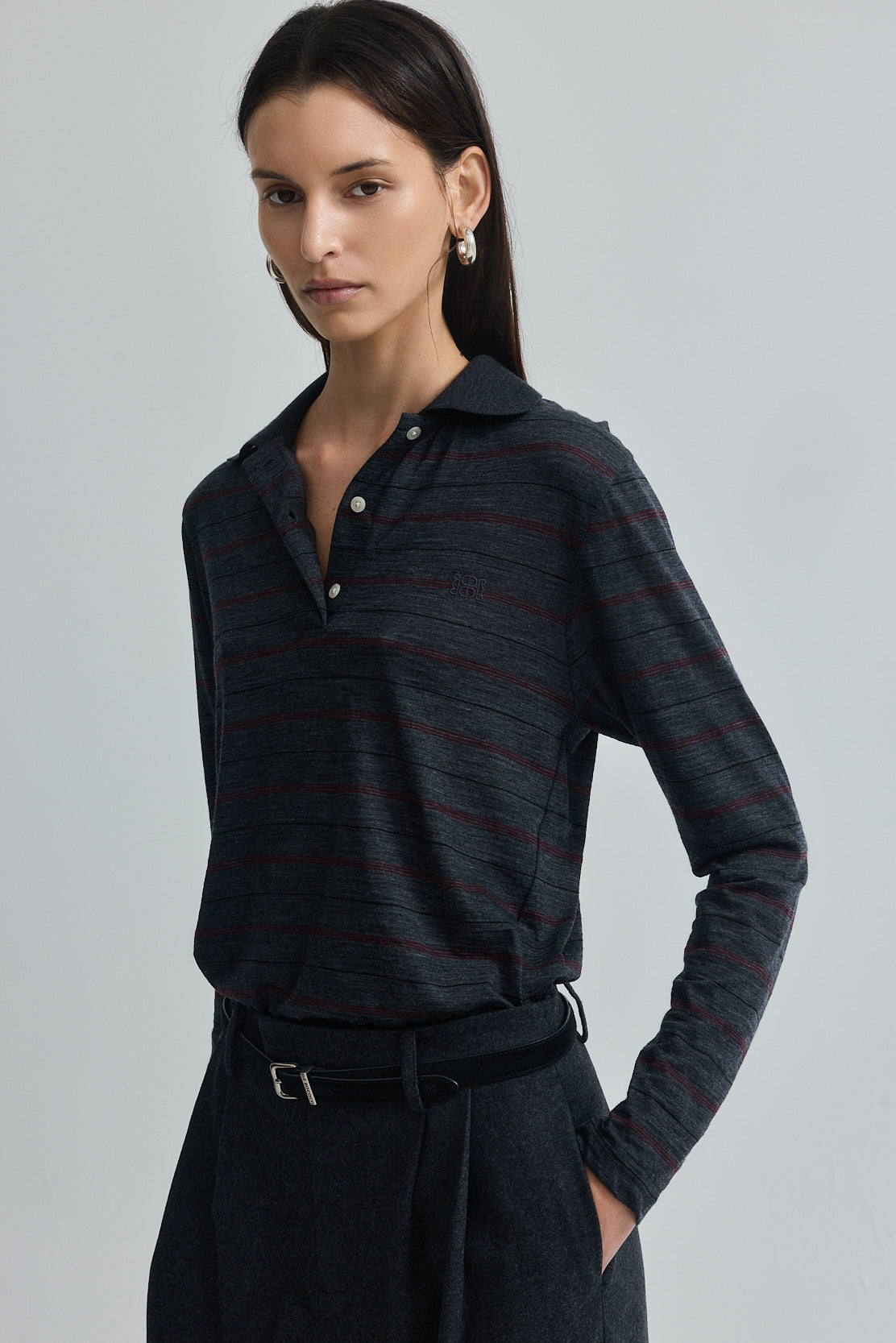 Oversized Merino Wool Polo