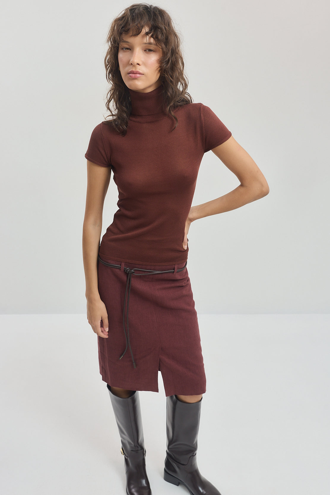 Slim Fit Winged Golf Top