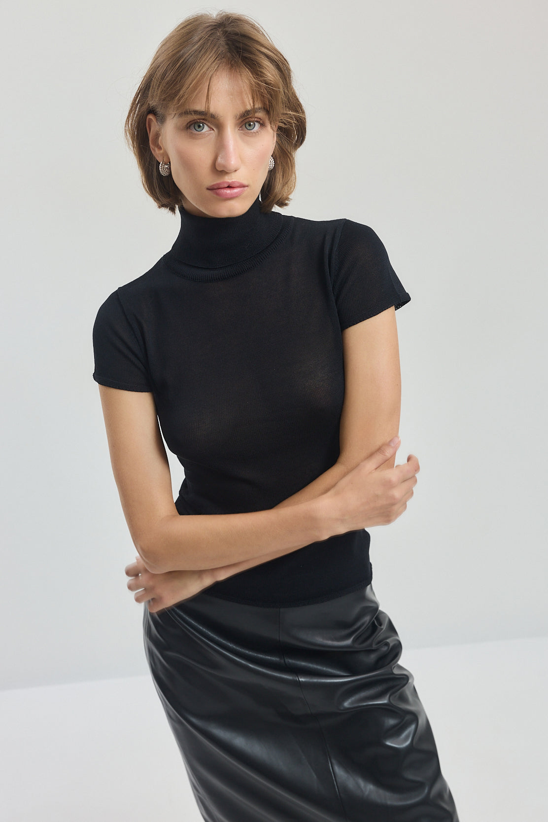 Slim Fit Winged Golf Top