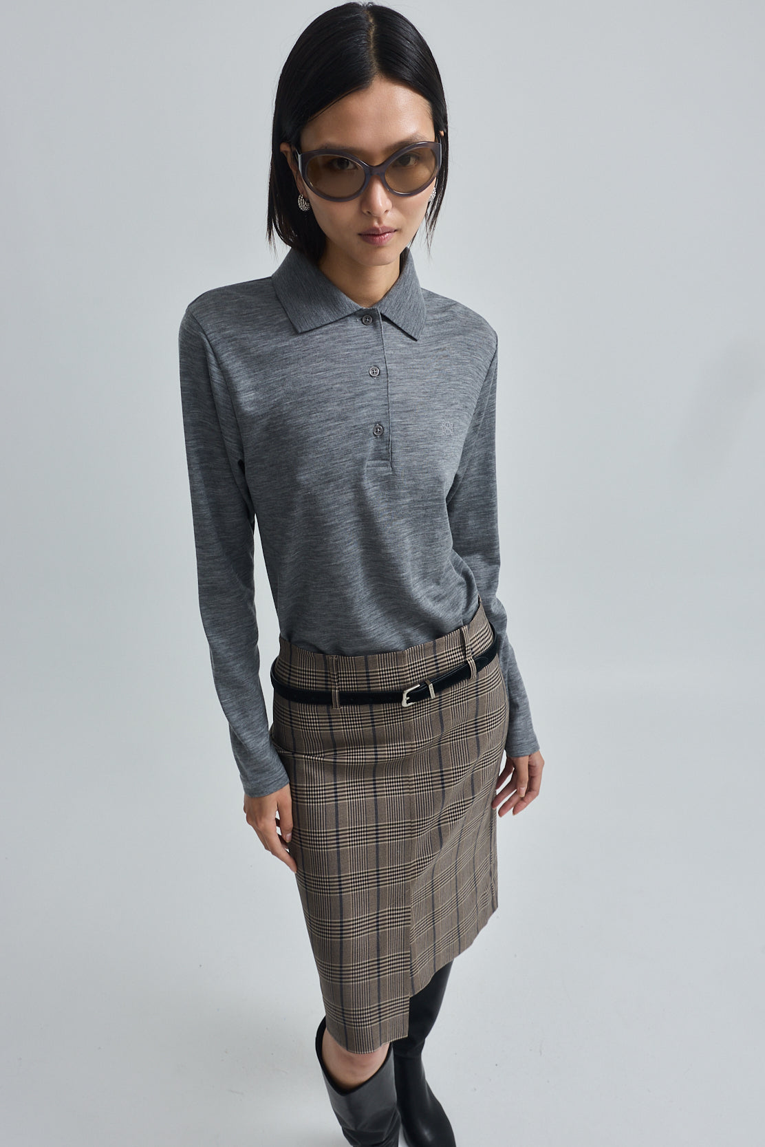 Oversized Merino Wool Polo