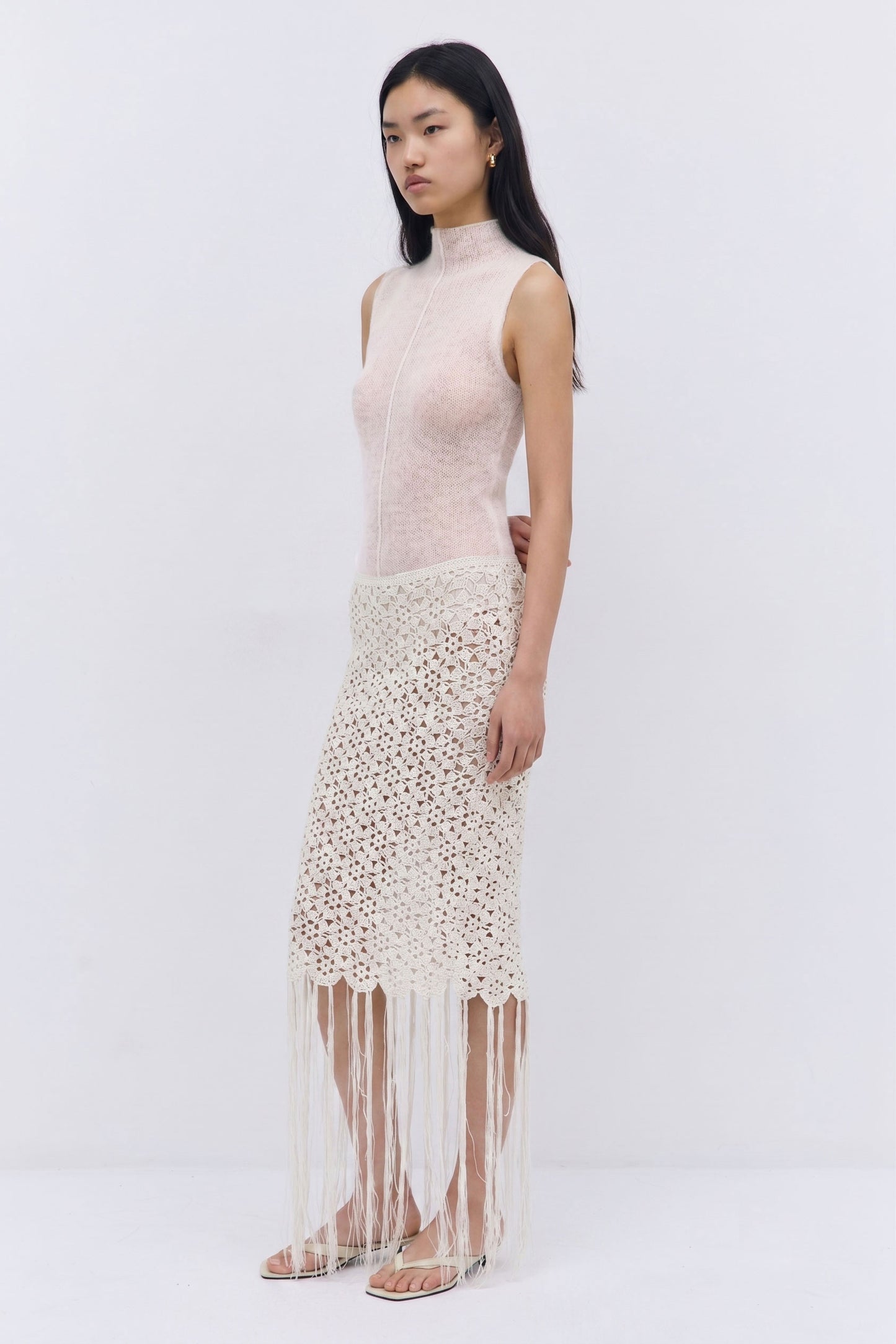 Flower Crochet Skirt
