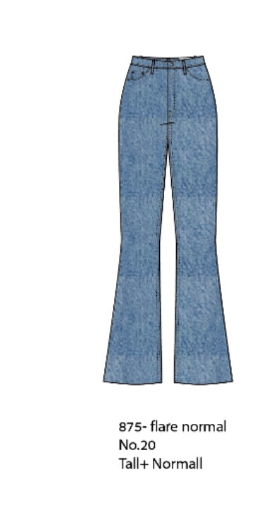 No.20| High Waist Flare Denim